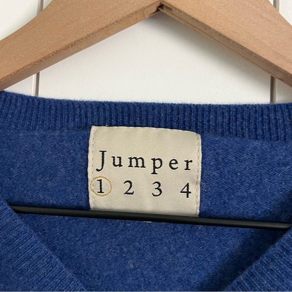 Jumper 1234 Blue Ski Sweater - Picture 2 of 3